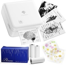 Phomemo Mini Thermal Sticker Printer with 3 Rolls – Bluetooth for Notes & Phot picture
