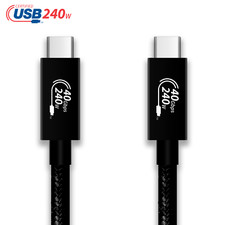 IF-CERTIFIED USB 4 Cable (1m) 40Gb/s - 240W- USB-C for Apple Thunderbolt USB-C picture