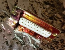 DB19 D-SUB ULTRA SATAN ATARI MACINTOSH APPLE neXT FEMALE CONNECTOR NOS - 1 piece picture