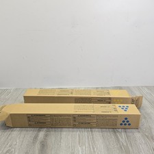 Lot of 2 Compatible Toner Cartridges Cyan & Yellow for Ricoh IM C2010 C2510 picture