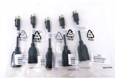 PNY 91008582V3 MINI DP DISPLAYPORT M - DISPLAYPORT F ADAPTER 5PK - NEW & SEALED picture