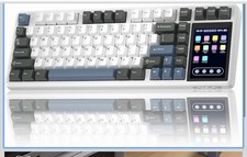 Aula L99 Wireless Mechanical Gaming Creamy Keyboard with Smart Touch Screen picture