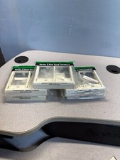(5) ORTRONICS, OR-40300159, 2-GANG FACEPLATE, SERIES II, LABELS & COVERS, NEW picture