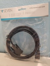 VSEVEN V7E2HDMIDVID-02-M HDMI to DVI Cable ***NEW, In Original Sealed Package*** picture