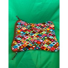 Built NY French Bull 16 inch Laptop Sleeve Multi Color Geometric Diamond Pattern picture
