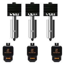 3-Pack Upgraded 0.2MM+0.4MM+0.6MM Hotend kit for Bambu lab P2S/H2D/H2S/H2C, Extr picture