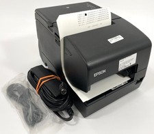 Epson M253B Thermal Impact POS Printer TM-H6000V w/ AC Adapter & USB Cable picture