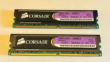 PRICE REDUCED1 - QTY 2- Corsair XMS2-6400 1GB DIMM 800 MHz DDR2 SDRAM Memory  picture