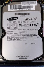 Samsung SpinPoint SV0322A - hard drive - 3.2 GB - ATA-33 - Used - Tested - Rare picture