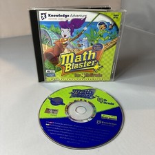 Math Blaster for 4th Grade Windows 95/98 PC Math Skills Building B1 Ages 8-10 picture