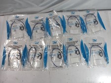 Vertical Cable 1FT Cat6A Ethernet Cable 28AWG Stranded UTP - Lot of 10 picture
