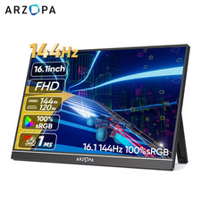 ARZOPA 16.1'' 144Hz 1080P FHD Portable Gaming Monitor HDR External Second Screen picture