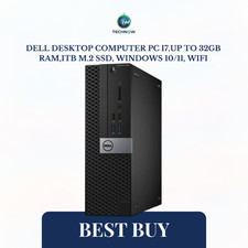 DELL Desktop Computer PC i7,up to 32GB RAM,1TB m.2 SSD, Windows 10/11, WiFi picture