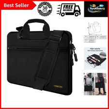Laptop Shoulder Bag 15 15.6 16 Inch Briefcase,Black picture