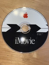 Vintage 1999 iMovie 1 v1.0.1 Macintosh Mac Software Disc Install CD picture