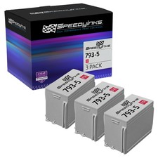 3pk for 793-5 Pitney Bowes Fluorescent Red inkjet cartridge DM100i DM200L P700 picture