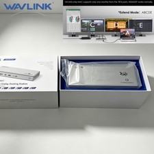WAVLINK Thunderbolt 4 Docking Station Laptop Quad Display Dock 15-in-1 2.5G RJ45 picture