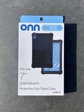 ONN Protective Grip Tablet Case for Onn 7” (2024 Model) • Black picture