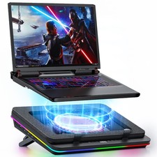 GT600 RGB Laptop Cooling Pad Equipped with Gigantic Turbo-Fan（5.5inch Diamete... picture