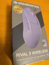 SteelSeries Rival 3 Wireless Gaming Mouse Air Sensor Truemove Purple picture