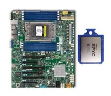 Supermicro H11SSL-C Motherboard + AMD EPYC 7401P 24c/48t 2.8Ghz CPU 170w- picture