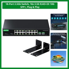Enterprise-Class 2.5G & 10G Network Switch - 120Gbps Capacity, Silent Operation picture