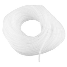 Spiral Cable Wrap 4mm 25m White Spiral Wrap Cable Binding Tidy Leads Wire Org... picture