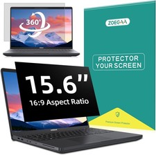 4-way 360°Laptop Privacy Screen For 15.6 Inch 16:9 Computer, Removable Privacy S picture