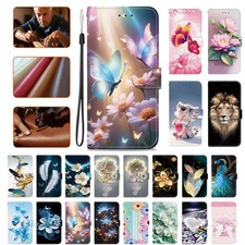 Flower Butterfly Wallet Cover Case for Sony Xperia 1 5 10 V IV VI L3 Z3 ACE 3 picture