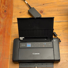 Canon PIXMA TR150 Portable Wireless Printer Used Tested w/ Ink & Adapter picture