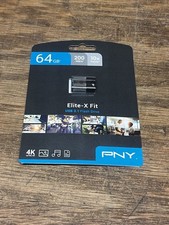 Pny 64Gb Elite-x Fit Usb 3.1 Flash Drive - 200Mb/s, Color-black Personal Comp... picture