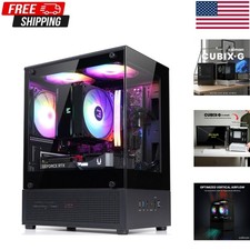 Zalman CUBIX-G Micro-ATX PC Case, MATX Case with 3 X 120mm FRGB Fans Pre-Install picture