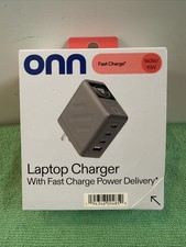 onn. USB-C Fast Charge PD Laptop Charger 140W/10W for Apple Dell HP ASUS picture