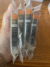 221 BK Black Ink Tank Lot Of 2 CLI-221BK NEW OPEN BOX Lot Of 4 picture