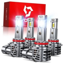 9005 9006 Bulbs Combo, HB3 HB4 Bulbs, 64000LM, 99% Vehicle Fit, Dual 9005+9006 picture