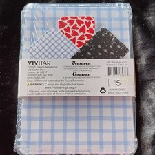Vivitar Clear Back Cover for Kindle 2024 7in with 3 Decorative Sheets picture