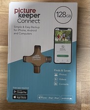 Picture Keeper Connect Black USB Flash Drive-Apple, Android & PC Devices - 128GB picture