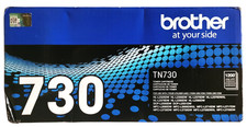 Brother TN-730 TN730 Black Toner Cartridge New Sealed With Open Box picture