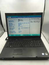 DELL VOSTRO 1710 - BOOTS TO BIOS - INTEL CORE 2 DUO - 2GB RAM - 17