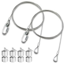 4PCS Trailer Gate Lift Assist Rollers 2PCS Stainless Cable for Gorilla Tailgate picture