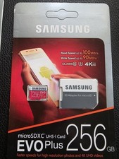 256 GB Samsung Micro SDXC EVO PLUS UHS-1 Memory Card with Adapter (Class 10) picture