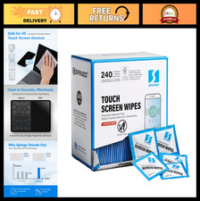 240 Count Screen Cleaner Wipes for Electronics, Touchscreens & Glass Surfaces picture