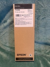 Genuine Epson T55K8 New 700ml Matte Black Ink for the SC-P9000 Date: May 2027 picture