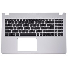 6B.HDEN7.012 Acer Laptop Keyboard Upper Case Palmrest Silver Assembly picture