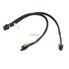 8PIN TO 6+8PIN GPU POWER CABLE FOR DELL POWEREDGE R720/R730 J30DG 9H6FV 35cm picture