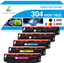5PK Toner Cartridge Color Set For HP CC530A - CC533A 304A LaserJet CM2320 CP2025 picture