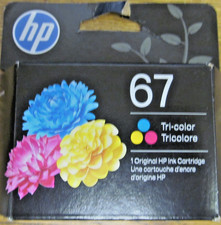 NEW FACTORY SEALED HP 67 TRI COLOR INK CARTRIDGE EXP AUG 2027  picture
