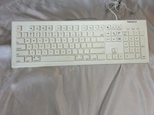 Macally Full Size USB Wired Keyboard for Mac & PC – 15 Shortcut Keys Plug & Play picture