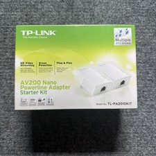 TP-Link AV200 Nano Powerline Adapter Starter Kit TL-PA2010KIT - NEW picture