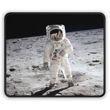 NASA Astronaut (Buzz) Aldrin, Jr. 1969 Moon Landing - Space - Gaming Mouse Pad picture